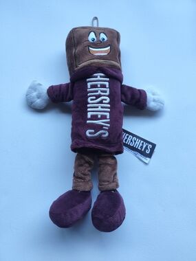 Hershey's World MILK CHOCOLATE MASCOT CHARACTER 13" Plush STUFFED ANIMAL TOY
